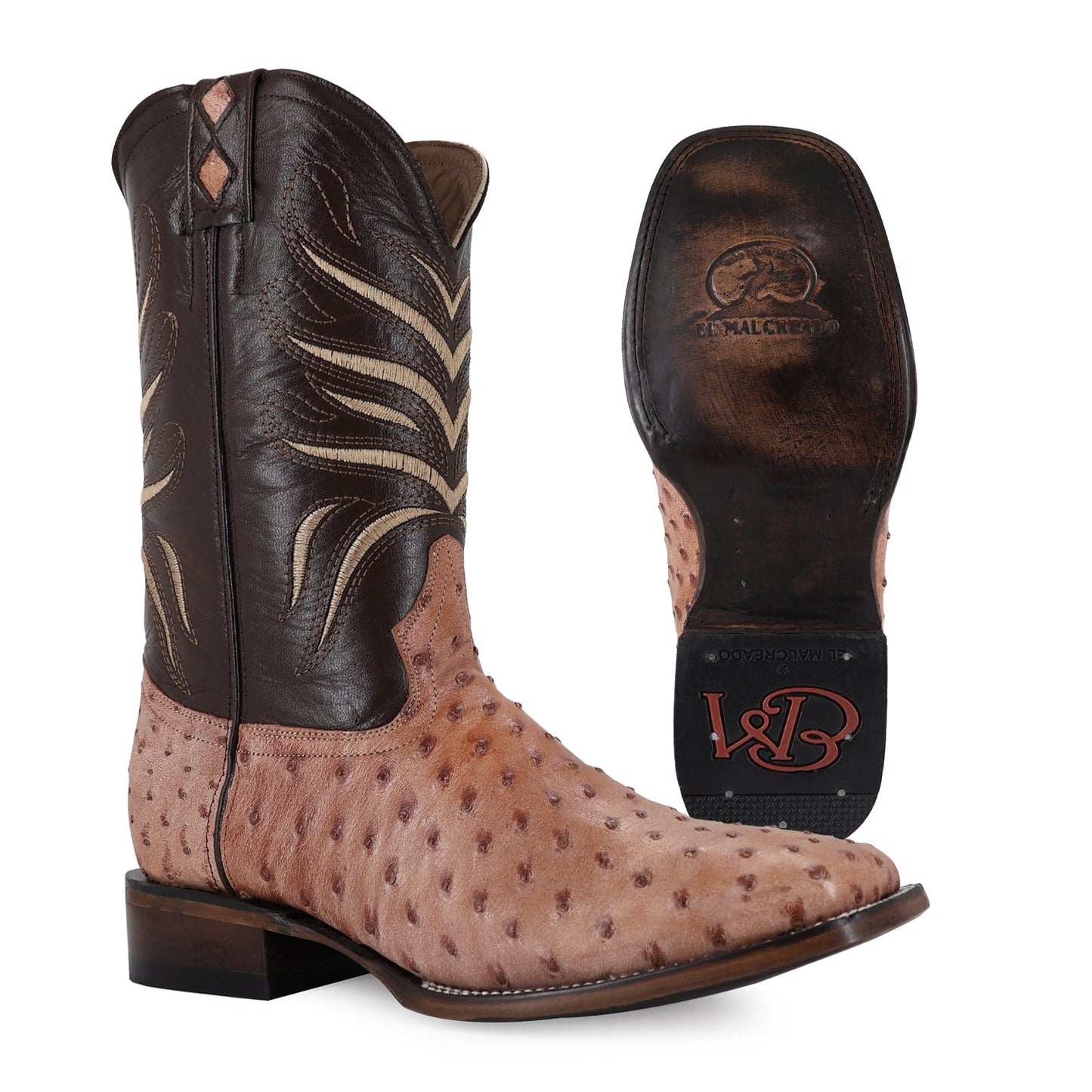 BULL DOG AVESTRUZ COÑAC TALCO