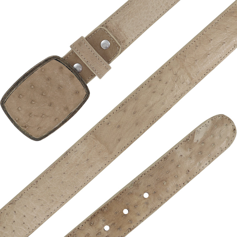 CINTO HOMBRE AVESTRUZ HC PAJA