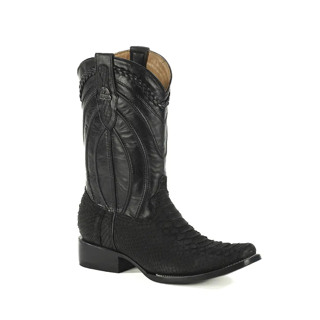 DUBAI PYTHON NOBUCK NEGRO