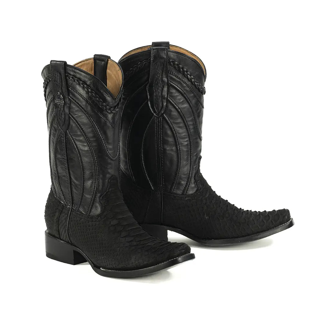 DUBAI PYTHON NOBUCK NEGRO