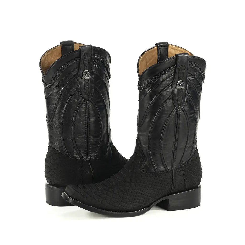 DUBAI PYTHON NOBUCK NEGRO