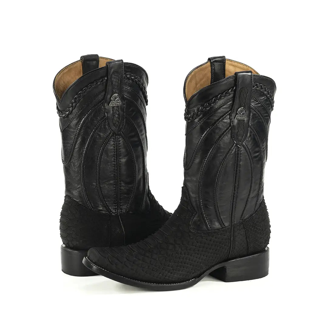 DUBAI PYTHON NOBUCK NEGRO