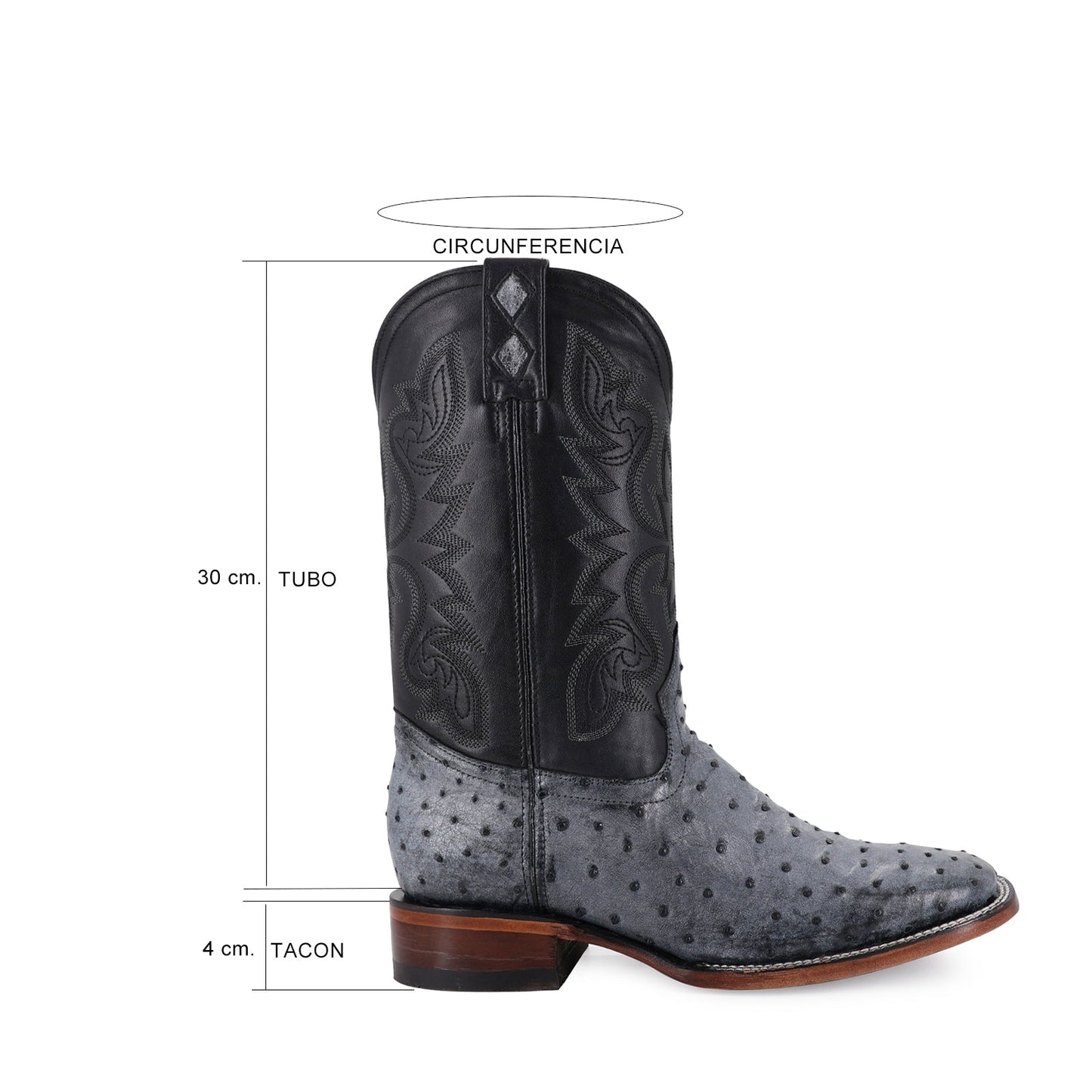 BULL DOG AVESTRUZ TALCO