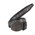 CINTO HOMBRE COCODRILO GRIS